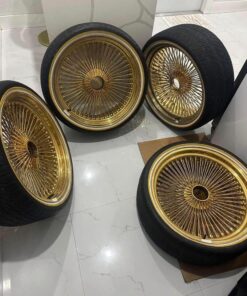 Original All Gold Daytons 22" with adapters