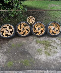 24 inch Rucci Forged Wheels 5 inch back lip GBODY LUG PATTERN AN BOX CHEVY